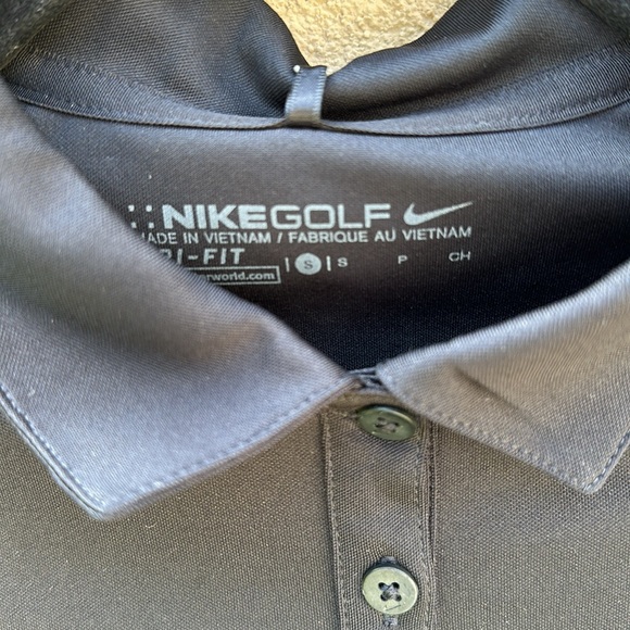 NWT Nike 🔥 Dri Fit Golf Black Polo Short Sleeve Shirts Sz S - Picture 3 of 7